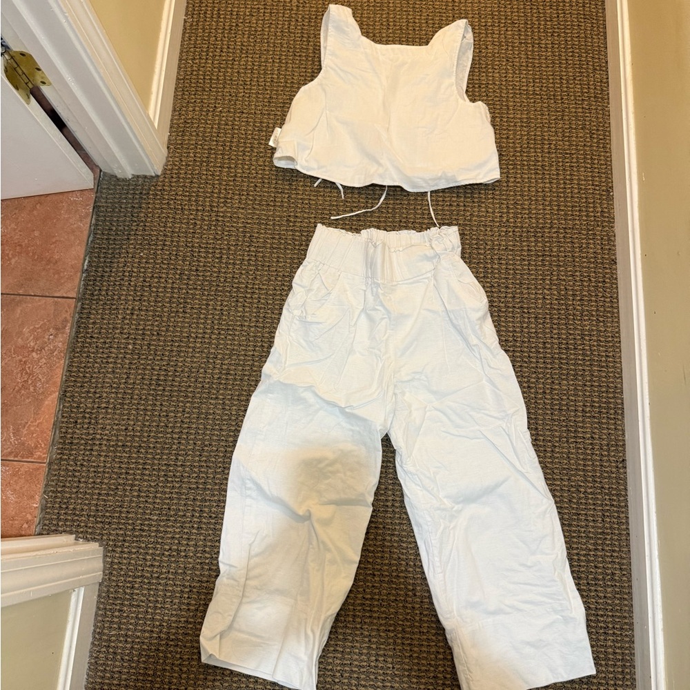 White Two-Piece Set